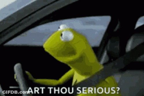 Kermit The Frog Asking Are You Serious GIF
