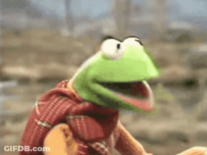 Kermit The Frog Bike Falling GIF