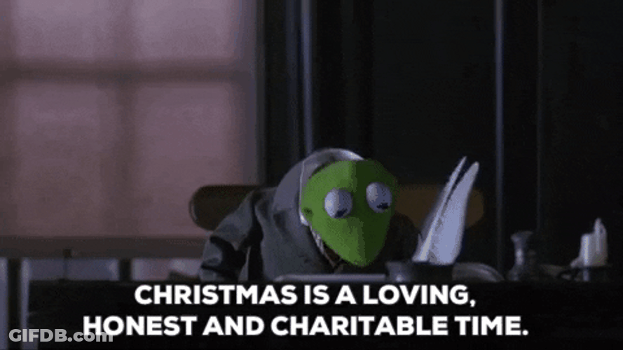 Kermit The Frog Christmas Quote Meme GIF