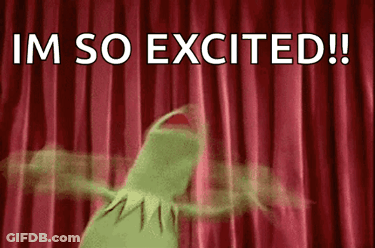 Kermit The Frog Crazy Excites GIF