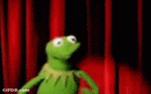 Kermit The Frog Dancing On Stage GIF