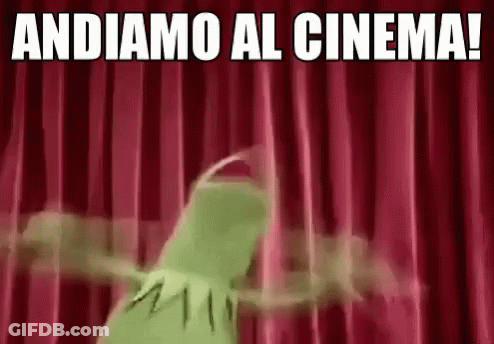 Kermit The Frog Dancing Stage Andiamo Al Cinema GIF