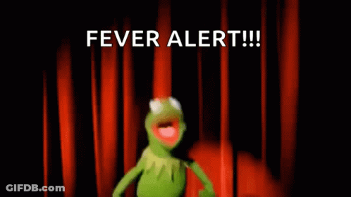 Kermit The Frog Fever Alert GIF