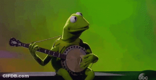 Kermit The Frog Playing Banjo GIF