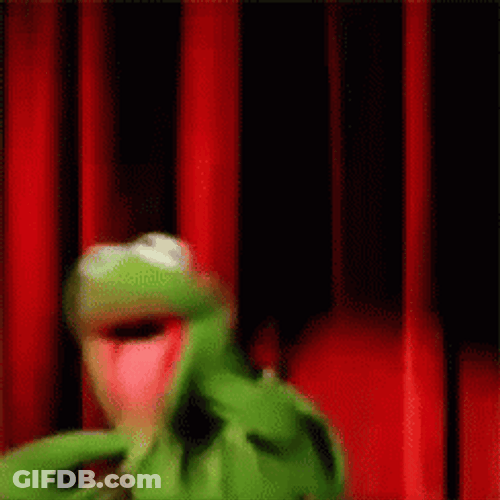 Kermit The Frog Going Wild GIF