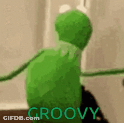 Kermit The Frog Groovy GIF