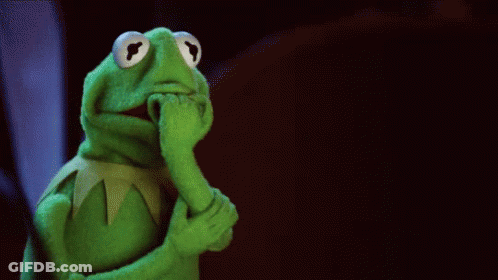 Kermit The Frog Hand To Mouth GIF