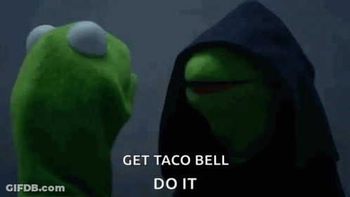 Kermit The Frog Is Wearing A Black Hoodie And Talking To A Muppet In A Hood . GIF