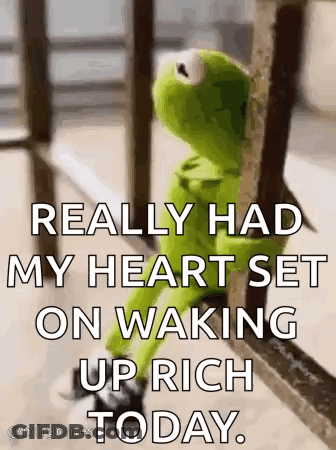 Kermit The Frog Looking Out Window GIF