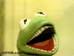 Kermit The Frog Making Funny Face GIF
