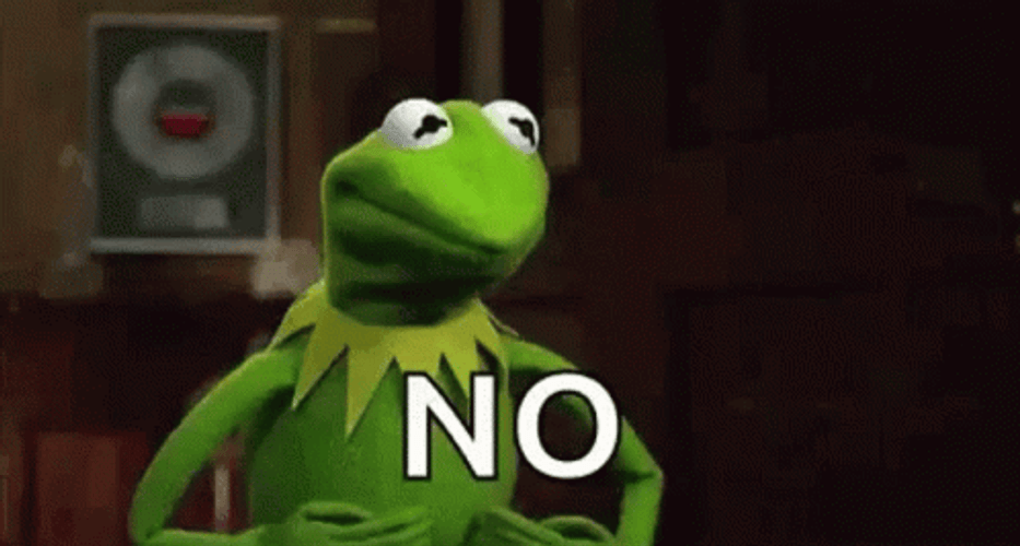 Kermit The Frog Nervous Face GIF
