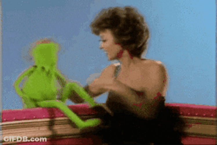 Kermit The Frog Rita Moreno Tickle Meme GIF