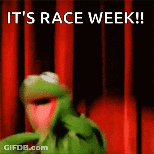 Kermit The Frog Saying Race Week GIF