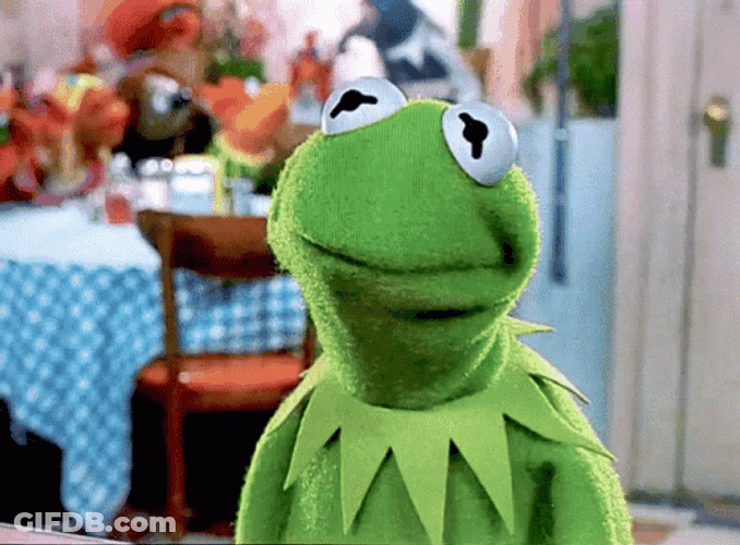 Kermit The Frog Swallow GIF