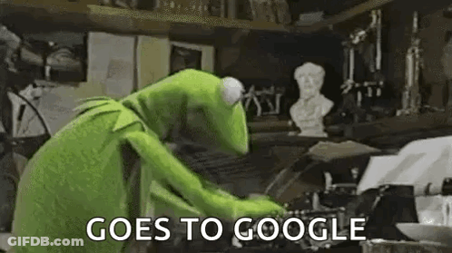 Kermit The Frog Typing GIF