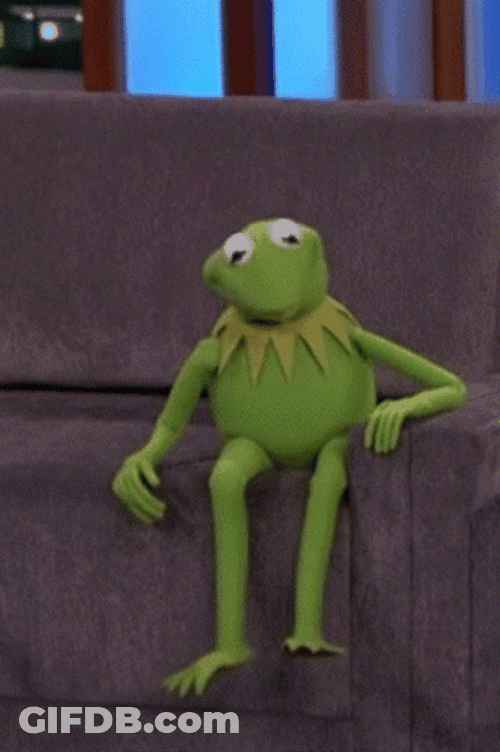 Kermit The Frog Welp Face GIF