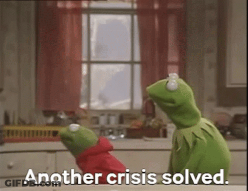Kermit The Frog With Another Frog In Kitchen GIF