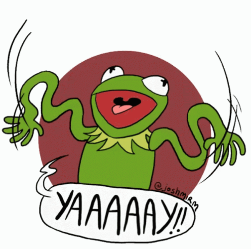 Kermit The Frog Yippee Meme GIF