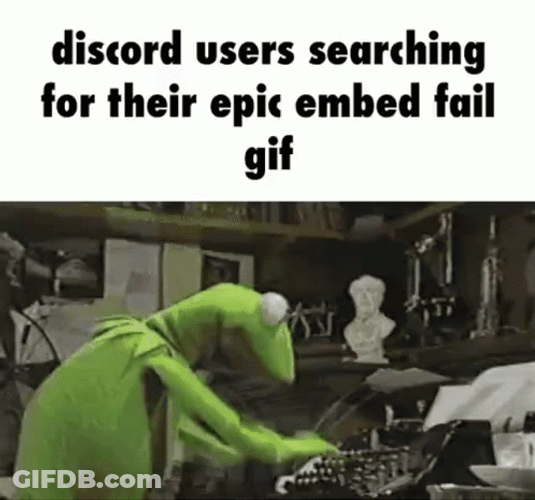 Kermit Typing Fail Discord GIF