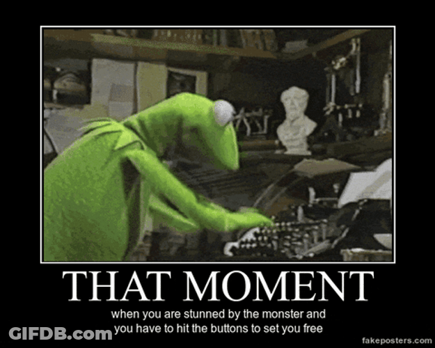Kermit Typing That Moment GIF