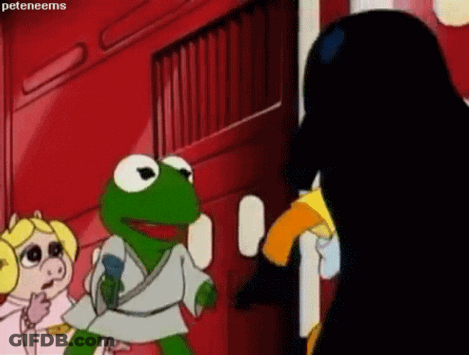 Kermit Yay Muppet Babies GIF