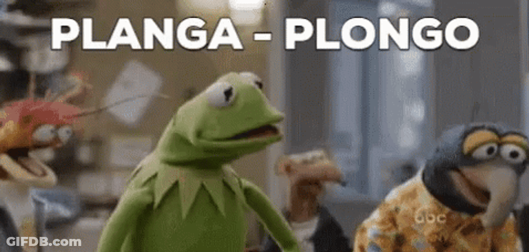 Kermit Yay Planga Plongo GIF