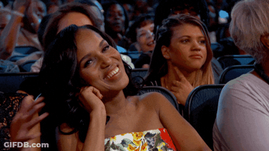Kerry Washington On Always Bet Awards On Black GIF