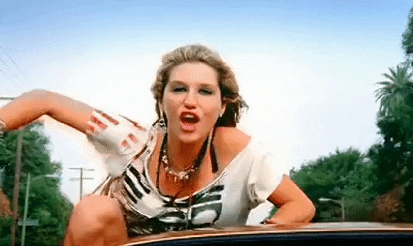 Kesha Tik Tok Music Video GIF