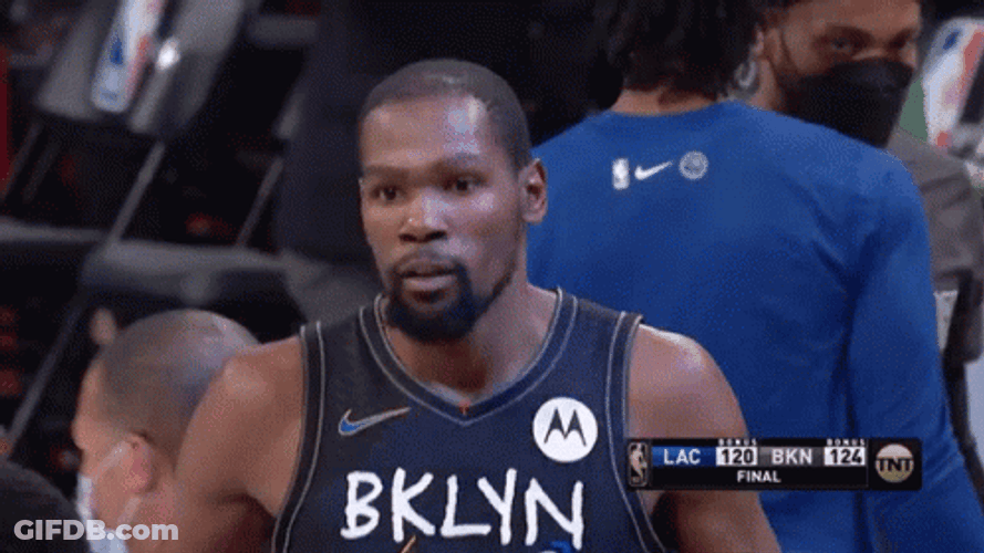 Kevin Durant Dapping Kyrie GIF
