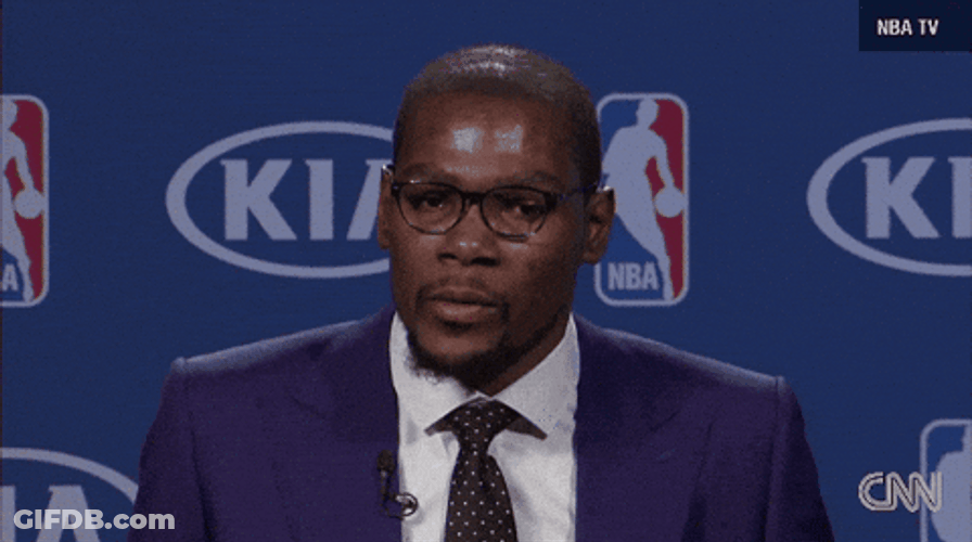 Kevin Durant Interview You Da Real Mvp GIF