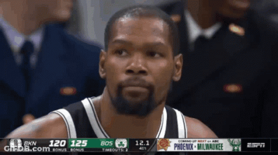Kevin Durant Shaking Head GIF