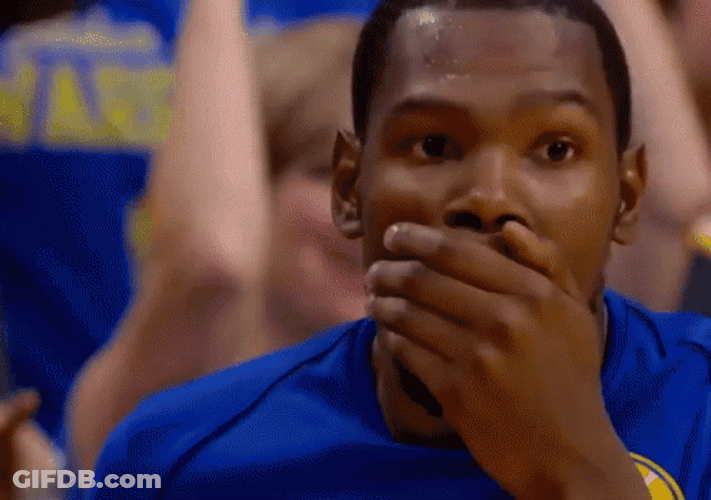 Kevin Durant Shocked Look GIF