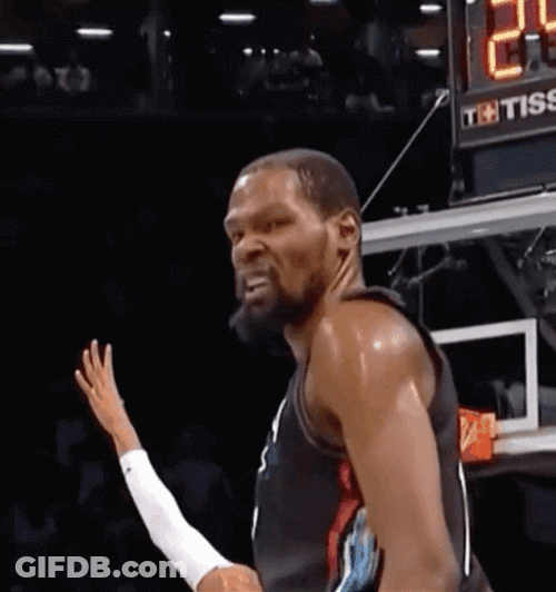Kevin Durant Stank Face GIF