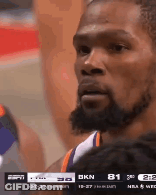 Kevin Durant Tiny Hand Sign GIF