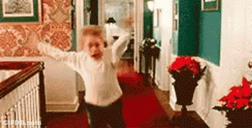 Kevin Freaking Out Home Alone GIF