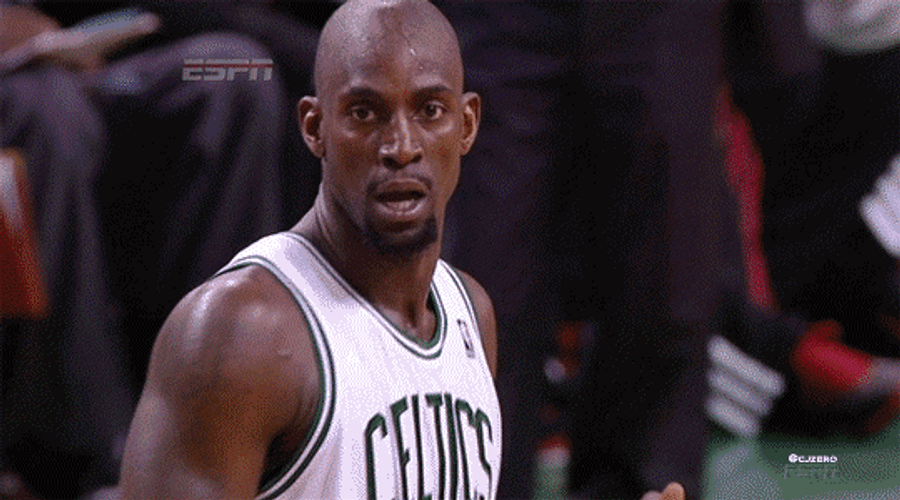 Kevin Garnett Holding Head GIF