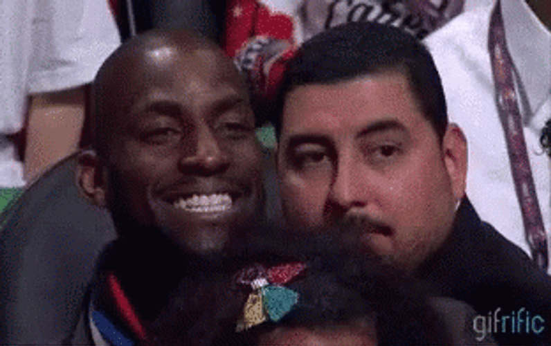 Kevin Garnett In The Audience GIF