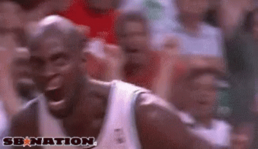 Kevin Garnett Yelling Loud GIF