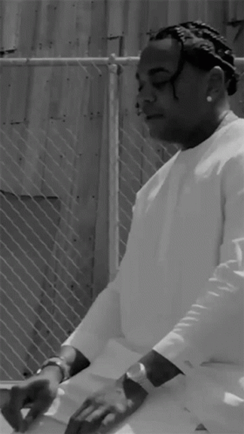 Kevin Gates Kneel While Praying GIF