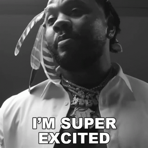Kevin Gates Says I'm Super Excited GIF