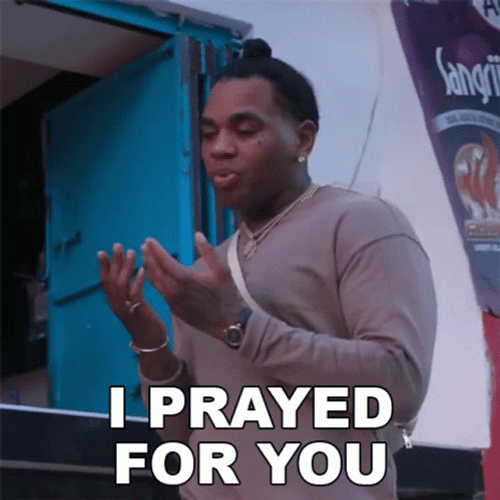 Kevin Gates Says I Prayed For You GIF