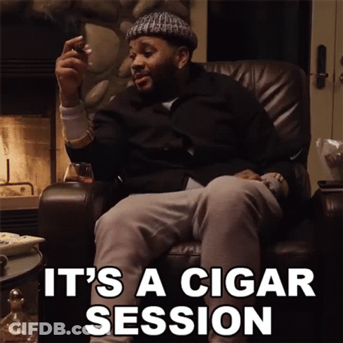 Kevin Gates Smoking Cigar GIF