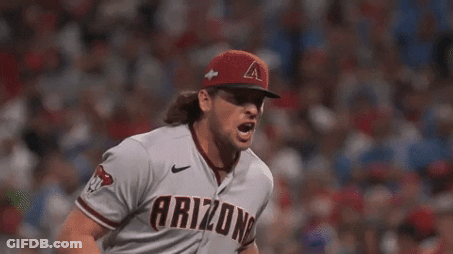 Kevin Ginkel Dbacks Player Shouting GIF