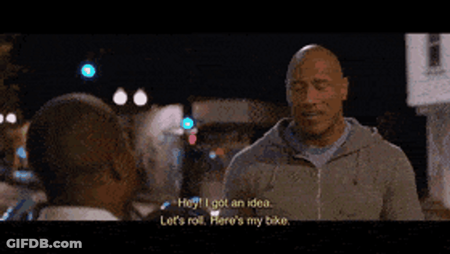Kevin Hart And The Rock Talking GIF