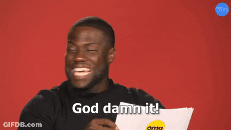 Kevin Hart Damn It GIF