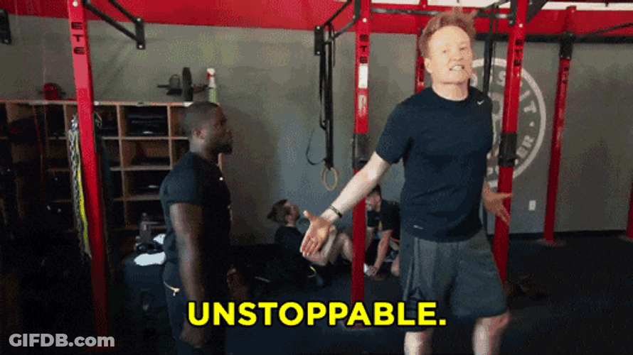 Kevin Hart Damn Unstoppable GIF