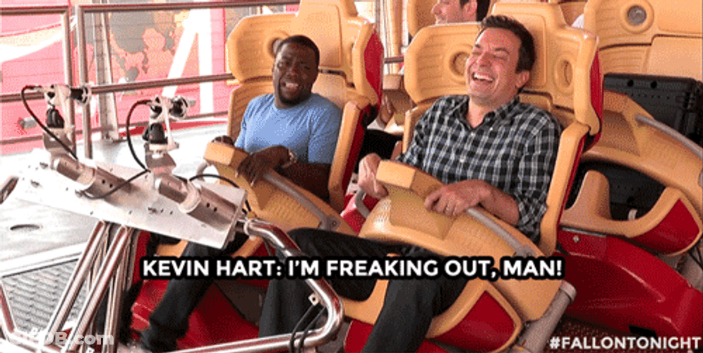 Kevin Hart Freaking Out GIF