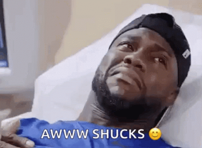 Kevin Hart Funny Aw Shucks GIF