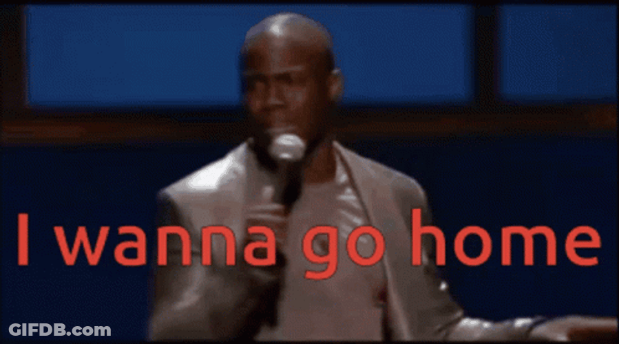Kevin Hart I Wanna Go Home GIF