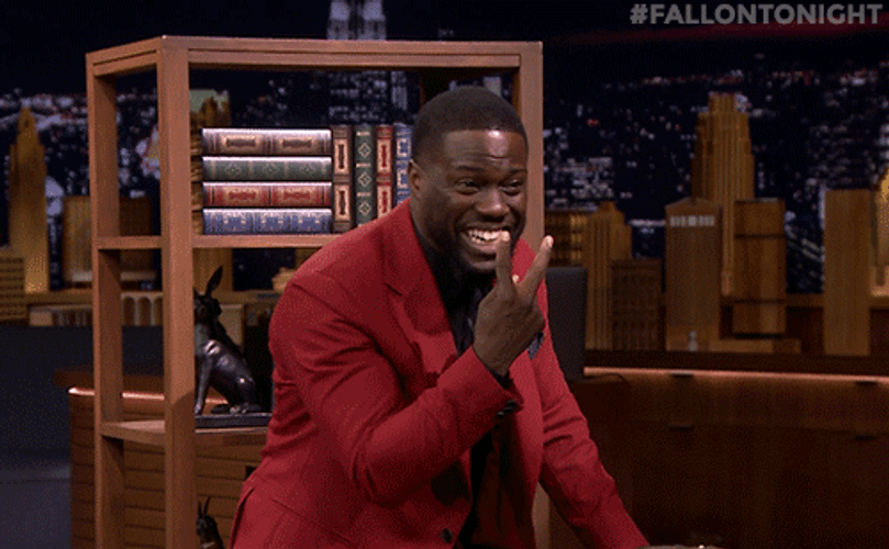 Kevin Hart Look At That Rabbit's Eyes GIF